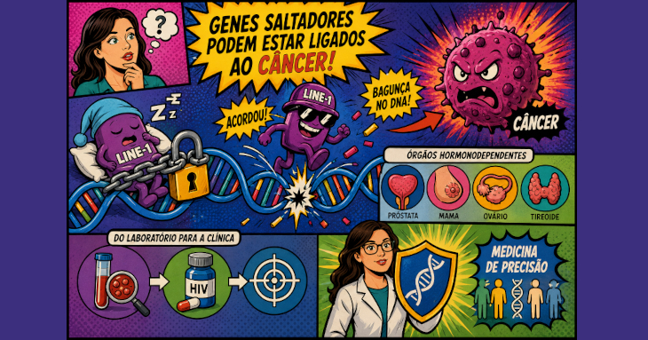 Os 'Passageiros Clandestinos' do Nosso DNA: Como Genes Saltadores Podem Estar Ligados ao Câncer